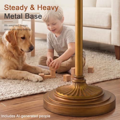 Image of Vintage Floor Lamp with 350 Adjustable Swing Arm 61 inch Lamps for Living Room