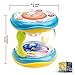 WEofferwhatYOUwant Baby Drum - Portable Musical Toy for Babies 6+ Months with LED Lights Lullabies Ocean Sounds Play Modes Soft Volume Travel Ready Percussion BPA for Toddlers