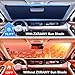 ZXRAINY Car Windshield Sunshade Universal Sun Visor Front Window Shades, Foldable Reflective Fits Cars, SUV, Sedan, Interior Car Automotive Accessories for Summer (59