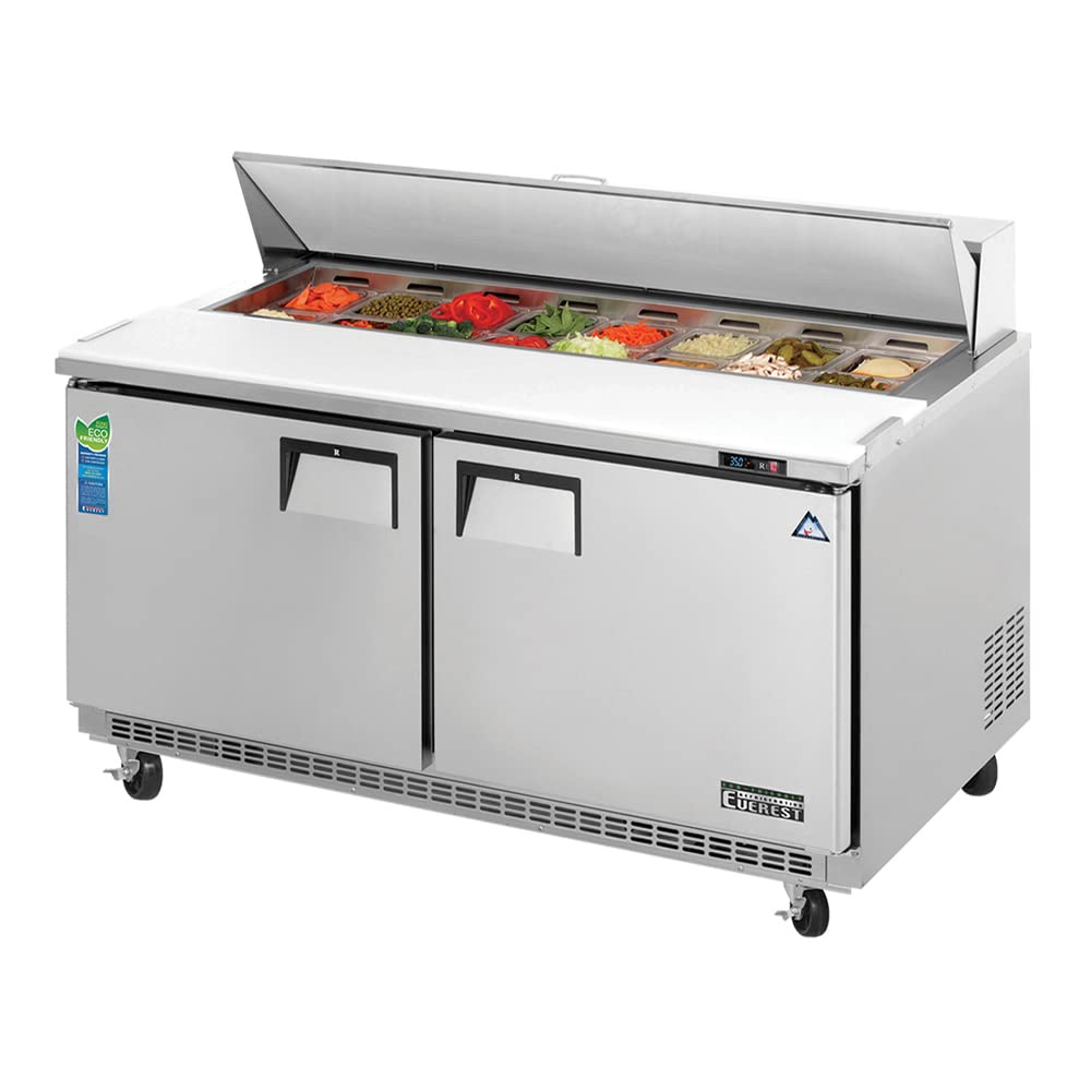 Amazon.com: Everest Refrigeration EPBNWR2 Swing Top Prep Table 2