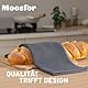 Moosfor Geschirrtücher 100% Baumwolle, 6er Set 30 x 30 cm, Weiche Geschirrhandtücher Küchenhandtücher Saugfähig Küchentücher Dicke Premium Geschirrtuch Spüllappen Putzlappen, Dunkelgrau