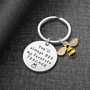 iWenSheng Teacher Gifts Keychain Teacher Appreciation Gifts for Women Teacher Christmas Valentines Gifts