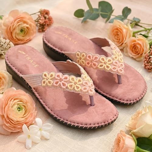 Image of TRASE Ortho Slippers For Women | Slippers For Woman | Lightweight, Comfortable And Stylish Women Slippers | Flats | Soft Women Footwear | Trendy Ladies Chappal | Orthopedic Slippers