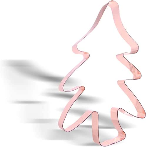Keewah Copper Christmas Tree Cookie Cutter - 5.5 x 3.6
