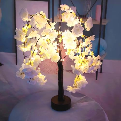 Design fai da te: rami neri classici abbinati a una base arrotondata, le linee complessive sono eleganti e lisce. I rami possono essere piegati per regolare facilmente la forma della lampada dell'albero, rendendola una forma naturale ideale per l'albero Per diverse feste, puoi piegare i rami nella forma che ti piace. Per appendere ornamenti leggeri e creare un look unico per ogni occasione.