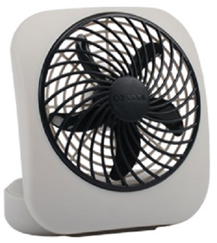 O2 Cool 6.29 in. H x 5 in. Dia. 2 speed Personal Fan