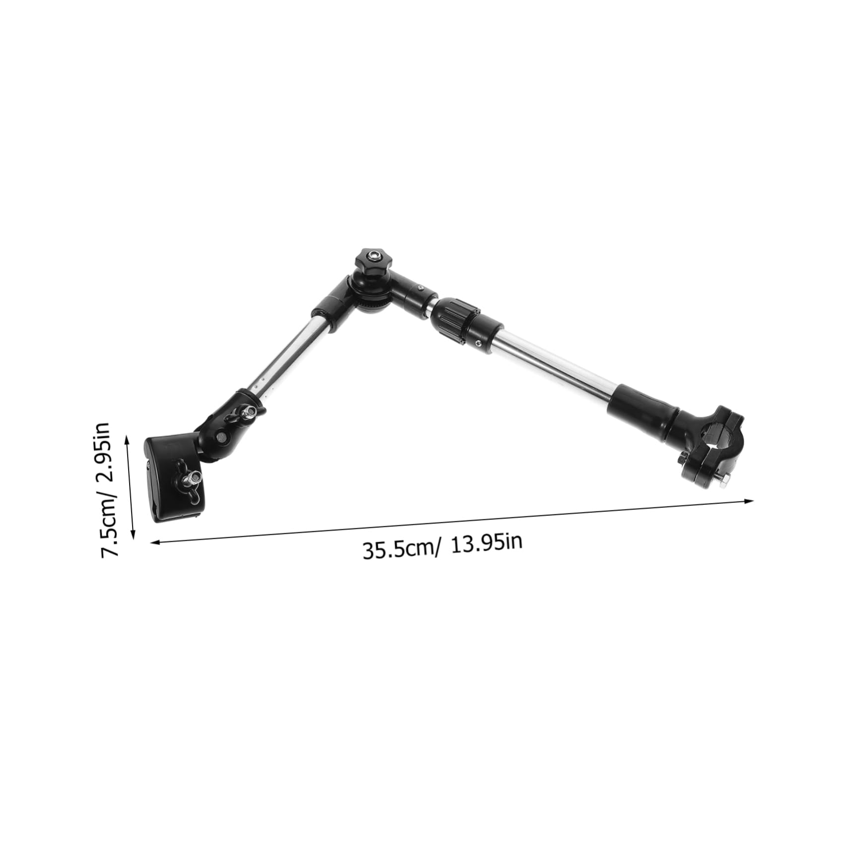 FELTECHELECTR Multi-use Umbrella Mount Holder for Wheelchair Compact Design Stroller Umbrella Clamp Universal Fit