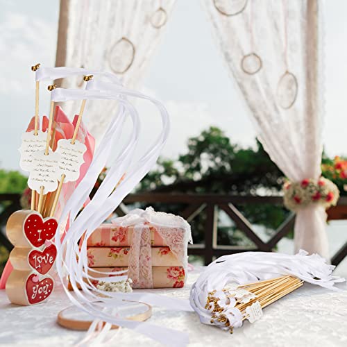 Janinka JANINKA-TAGS-75 100 Sets Ribbon Wedding Wands thumb #4