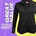 M&M SCRUBS Women's Ultra Soft Front Zip Warm-Up Scrub Jacket (Black, X-Small)
