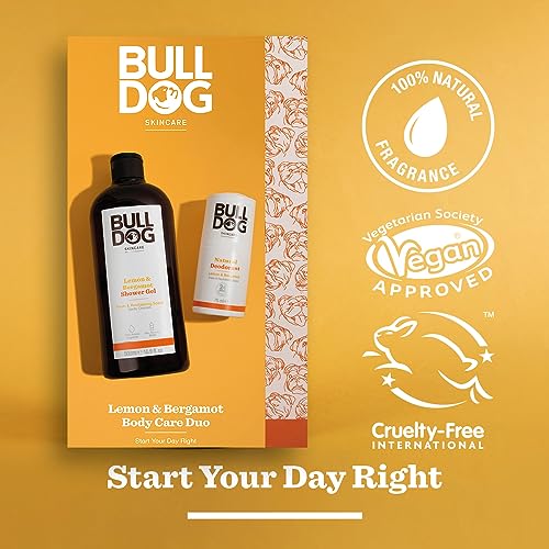 BULLDOG SKINCARE - Lemon & Bergamot Body Care Duo Giftset for Men | Shower Gel & Deodorant - Image 5