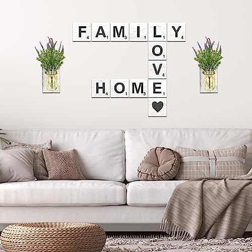 Rustic-Crossword-Farmhouse-Wall-Hanging-Modern-Large-Living-Room-Family-Signs-for-Home-Love-Country-Decor-Wood-5×5 Rustic Crossword Farmhouse Wall Hanging Modern Large Living Room Family Signs for Home Love Country Decor Wood 5×5