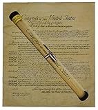 Our Amendments The US Bill of Rights, Full-size Historically Accurate Replica Print on Antiqued Parchment, 23' x 29' Document in Collector Tube