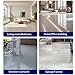 Epoxy Colored Sand Self Leveling Floor Paint,Louis Forest Epoxy Floor Paint,0.5/1KG High Gloss Marble Effect Garage Self-Leveling Coating (Orange yellow, 0.5 Liters)