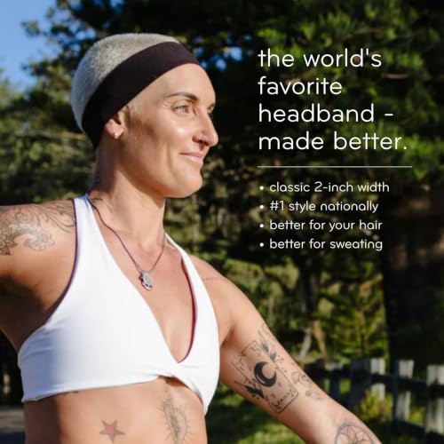 Image of KOOSHOO Head-Band for Men and Women - Durable, Plant-Based Hair Accessory - Versatile Sports Sweatband - Elastic Thick Sweat Band for Women & Men - Great for Running, Yoga, Exercise, etc