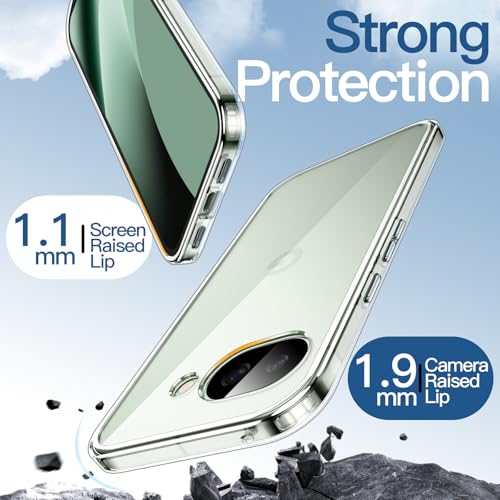 Image of JETech Case for Google Pixel 10a, Anti-Yellowing, Clear