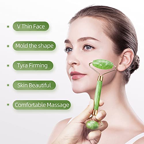 Aecw ST-172 Natural Jade Roller And Gua Sha Set thumb #2