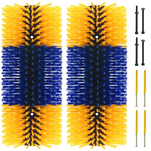 Livestock Scratch Brushes, 2 Pack Horse Scratcher Full Massage Brush Kit, Relieve Itching on the Back of Livestock, Suitable for Livestock, Horse, Cattle, Sheep, Pig