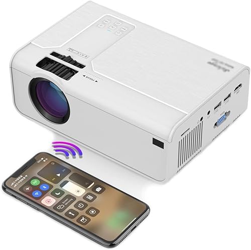 Mini proyector T4 de 3600 lúmenes, compatible con proyector LED completo de 1080P, pantalla grande, portátil, cine en casa, videocámara inteligente