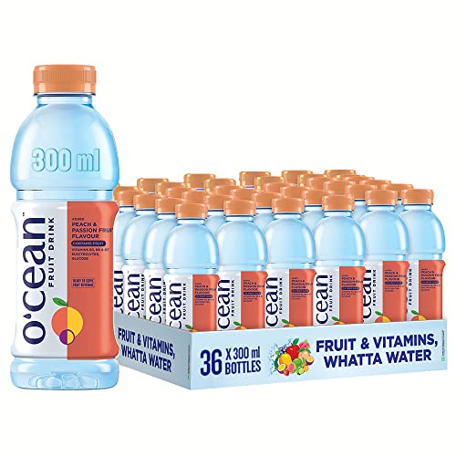 Image of Ocean Fruit Drink Peach 300 ML (Pack of 36)