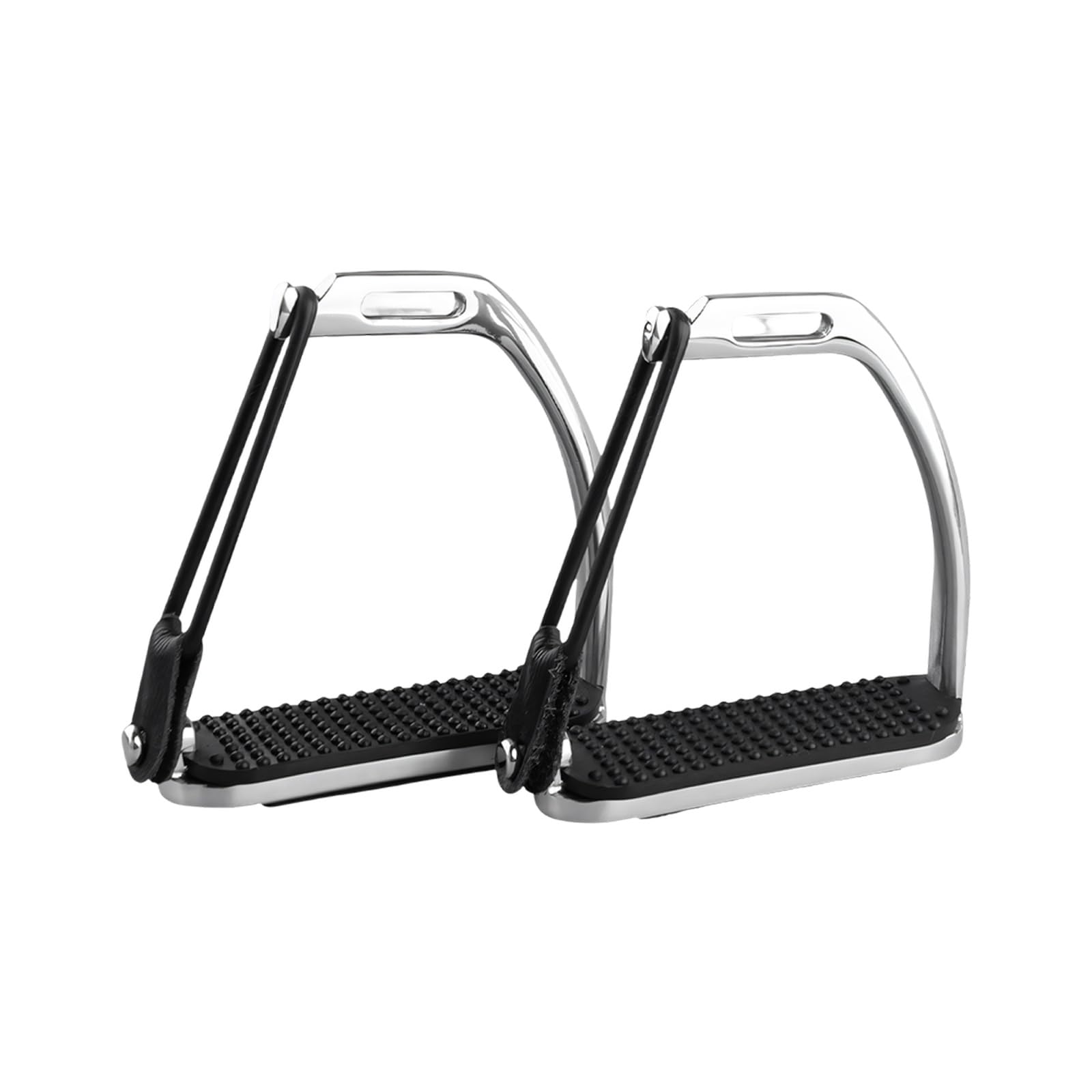 Ergonomische Steigbügel aus Gusseisen mit Finish und Ermüdungsdesign für Reiten Steigbügel aus poliertem Edelstahl