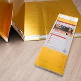 Mohawk Elite 100sqft Premium Flooring Underlayment, 2mm Thickness with pre-Taped Sides (4ft Wide x 25ft Length)