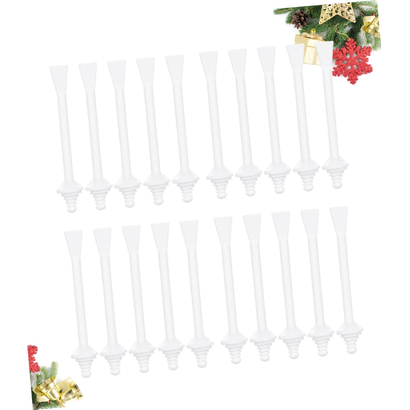 Healeved Plastic Disposable Wax Applicator Stick 20pcs for Nose Hair Facial Hair Removal