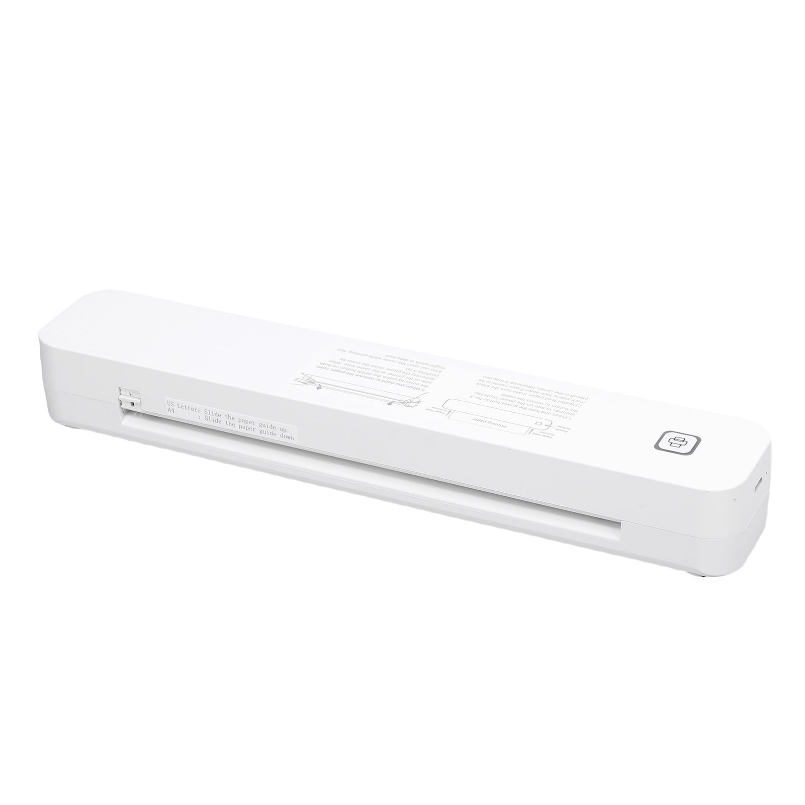 LiebeWH Stampante Termica Portatile Stampante Wireless Senza Inchiostro 203 DPI 2600mAh per 8,5 X 11 Pollici A4 A5 Stampa di Etichette per Documenti di Viaggio Compatti in Carta per Studenti di