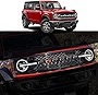 Letters Emblem for Ford Bronco Accessories 2021 2022 Front Hood Grille Decal Sticker Logo Graphics Trim 3M Adhesive & 3D Raised