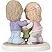 Precious Moments Family is A Blessing That Lasts Forever Mom & Grandma with Baby Bisque Porcelain Figurine 173009 Home Decor Collectible Figurine, Multicolor