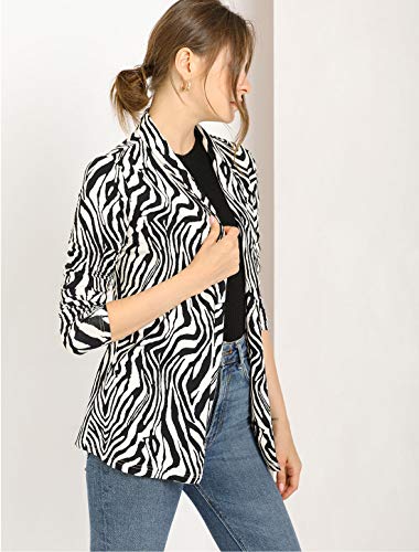 Allegra K Women's Long Sleeves Cardigans Shawl Collar Open Front Christmas Straight Knit Cardigan4