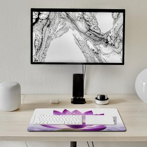 Mouse Pad grande blanco de goma antideslizante 60x30 cm miniatura 7