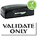 Large Pre-Inked Validate Only Stamp (Blue Ink)