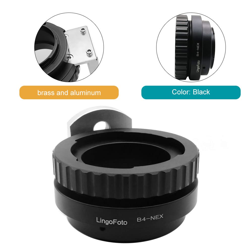 Adattatore Lenti M4/3 Su Sony Adattatore Obiettivo M4/3 A Montaggio Sony E NEX - Per Collegare Obiettivi Micro Quattro Terzi A Fotocamere Sony NEX-5T, A7R, A6300 Nikon Microscope - Foto 5