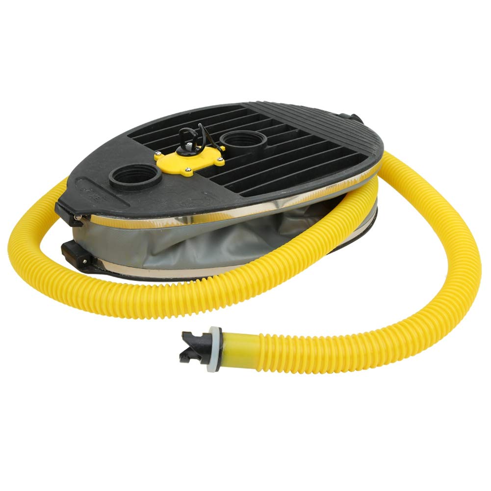Tbest Pompa a Pedale per Barche, Pompa a Pedale per Barche Ad Alta Pressione da 10 Litri Pompa Ad Aria Gonfiabile Portatile per Gommone per Zattera per Kayak in Canoa