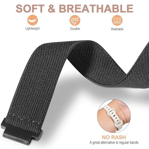 Correa elástica de nylon compatible con Garmin Forerunner miniatura 5