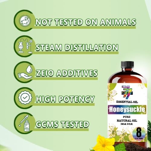 Image of Honeysuckle Essential Oil for Diffuser DIY, Honeysuckle Oil 8 fl oz