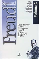 Capa de Edição Standard Brasileira das Obras Psicológicas Completas de Sigmund Freud Volume X:  Duas Histórias Clínicas (o "Pequeno Hans" e o "Homem dos Ratos") (1909)