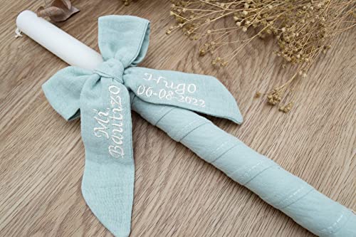 Candela per battesimo personalizzata - Candela