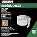 Metabo HPT 12216HHPT 3 in. x 0.131-Gauge Bright Smooth Round Head Wire Coil Framing Nails for NV90AG | NV83A4 | 2400 Count