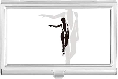 Hot Beauty Woman Underwear Outline Business Card Holder Case Pocket Box Wallet