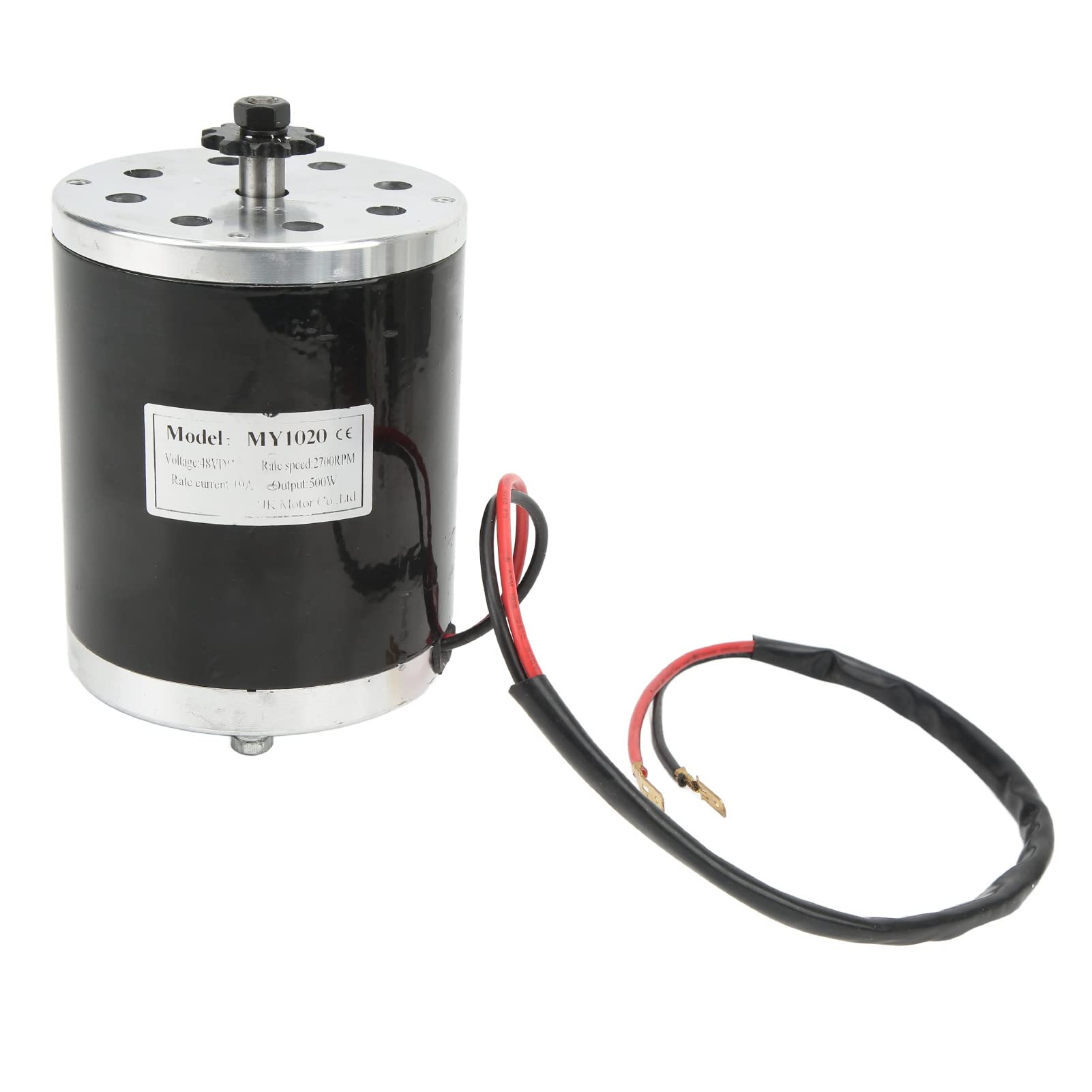 Szczotkowany silnik 48 V 500 W, 2700 TR/min szybki elektryczny silnik do skutera elektrycznego