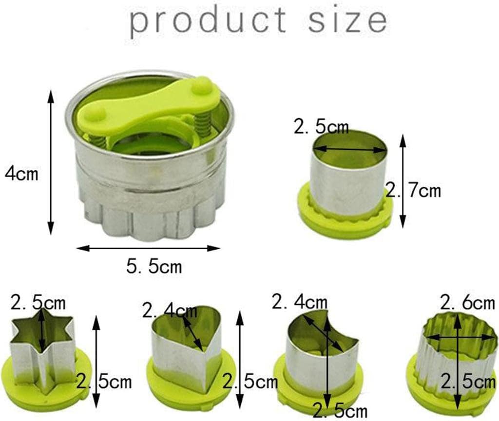 クッキーカッター ベーキングセット ラウンドハート 星 月 ステンレススチール 6個セット