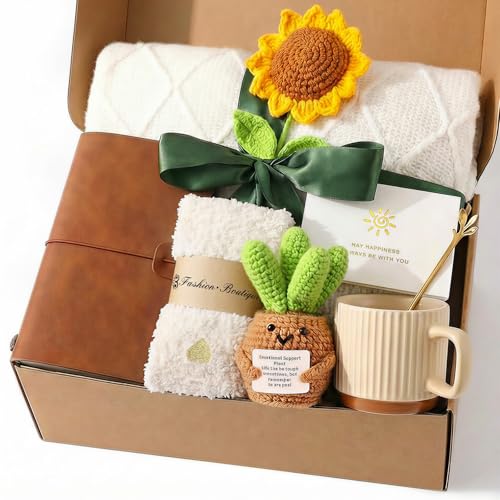 Get Well Soon Gifts Baskets for Women, Self Care Gifts ,Thinking of You Sympathy Gift...