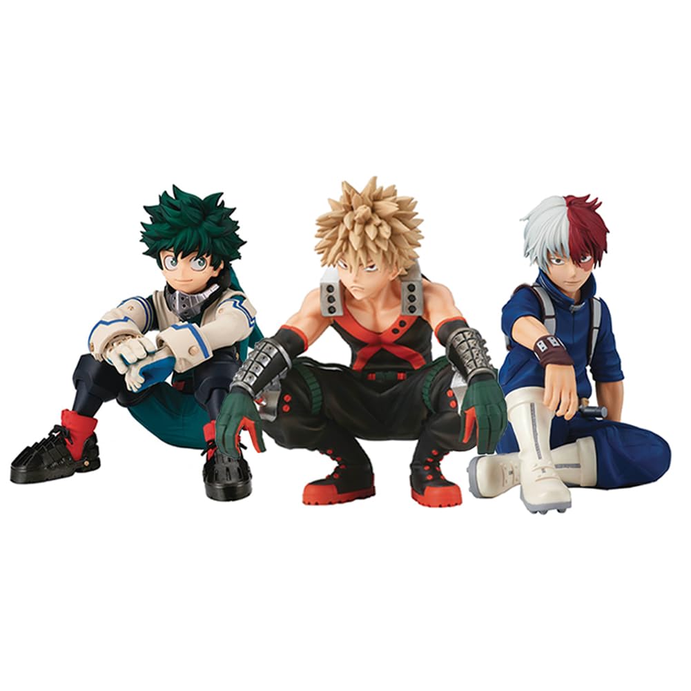 Zhongkaihua MHA Bakugou Katsuki Figure Squatting Pose Bakugou Katsuki Action Figure Collectible 10CM PVC Model Home Desk Christmas Decoration Ornament โ image 1