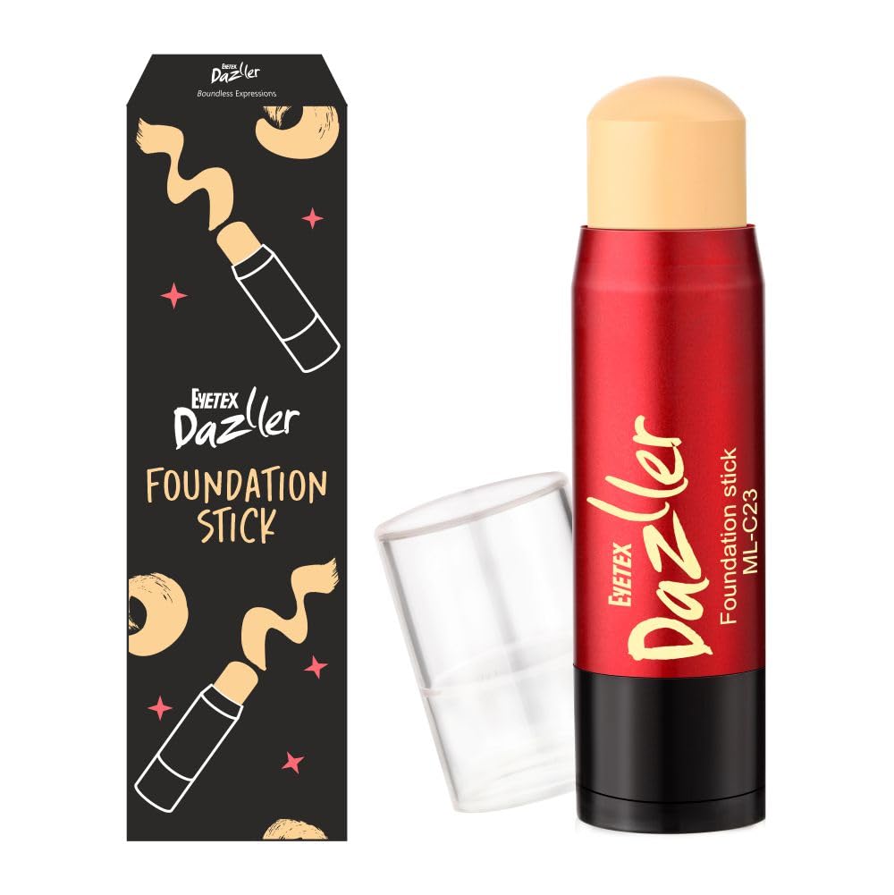 DAZLLER Foundation Stick, Medium Coverage, Matte, All Skin Type - 9 Gm (Honey Fs31)
