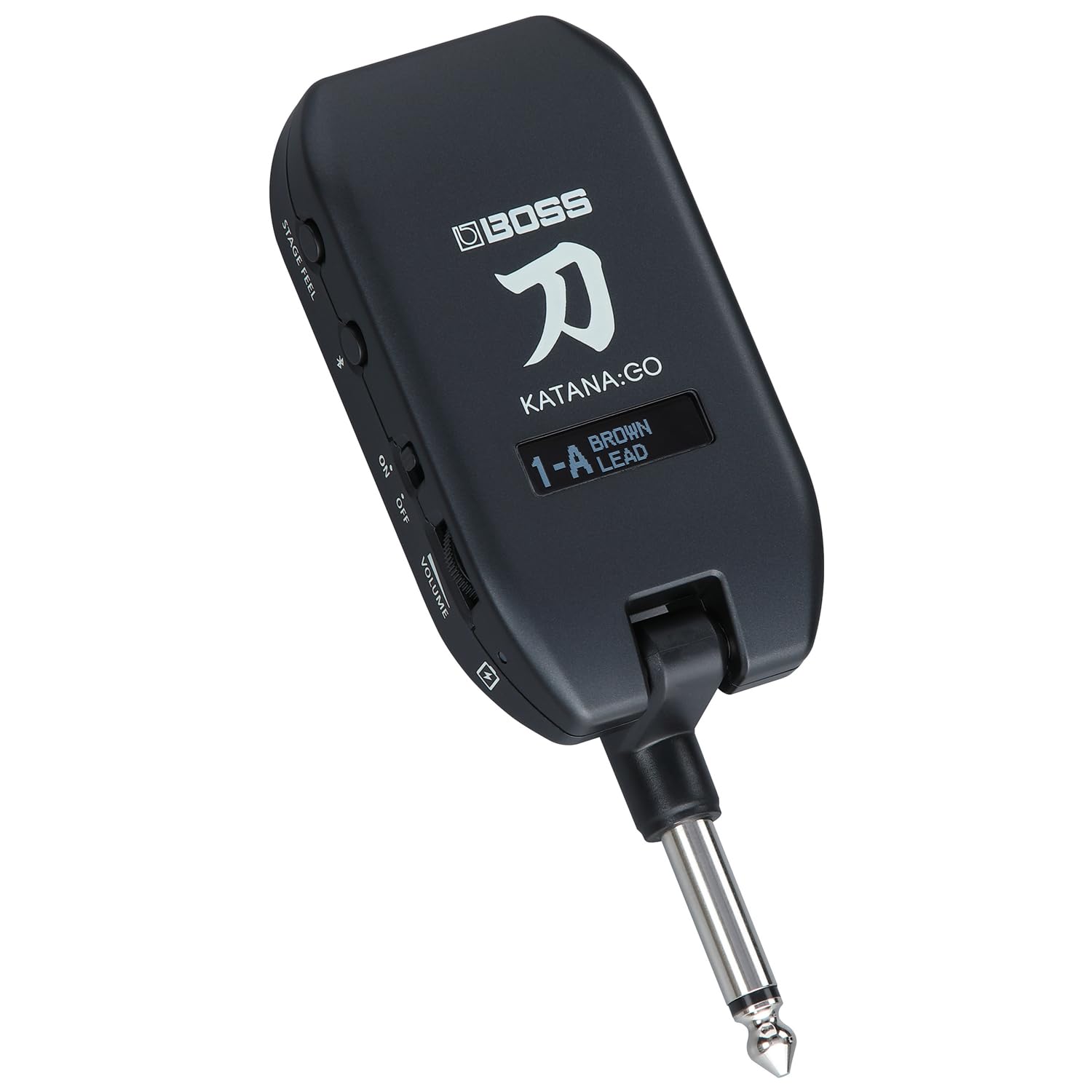 BOSS Katana GO Amp Plug Kopfhörer-Verstärker + keepdrum Soft-Case Transport-Tasche