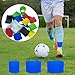 MLWSKERTY 1 Pair Shin Pad Holder Soccer Shin Guard Straps Silicones Ankle Guard for Football Running Cycling Outdoor Sports