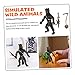TOGEVAL Simulated Werewolf Warrior Action Figure Model Realistic Wild Animal Craft Collectible Decoration for Fantasy Enthusiasts Great for Display and Play