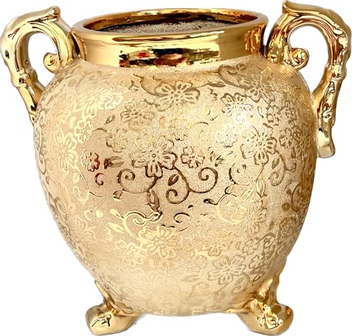 Botanica La Marina Sopera para Ochun gold con acentos dorados/GoldOchunTureen with golden accents.