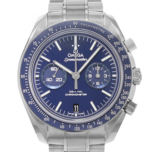 Omega Speedmaster Moonwatch Co-Axial Blue Dial Stainless Steel Mens Watch 311904451030012